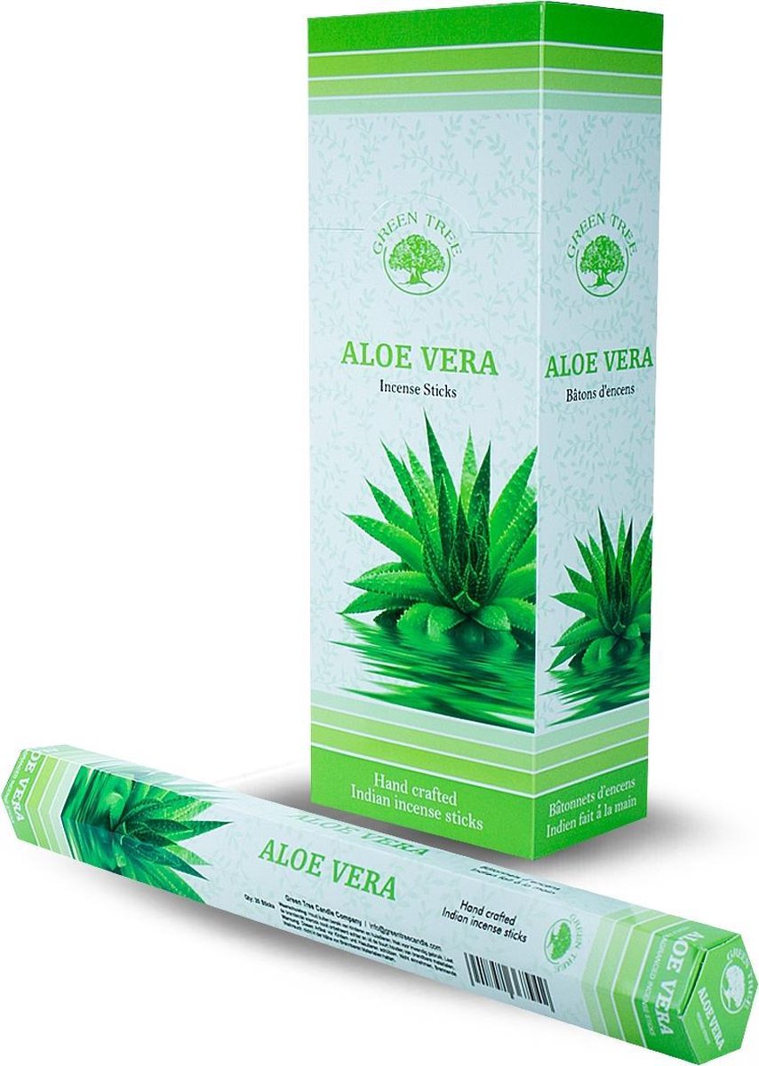 Green Tree Wierook Aloe Vera 6 x 20ST - Voordeelverpakking