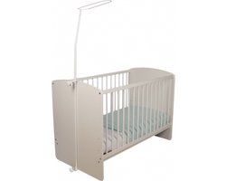 Tega Baby Wit Piekstok & Sluierstandaard met Klembevestiging