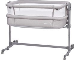Kinderkraft NESTE AIR - Babybedje 2in1 - Cosleeper - met Matras - Grijs