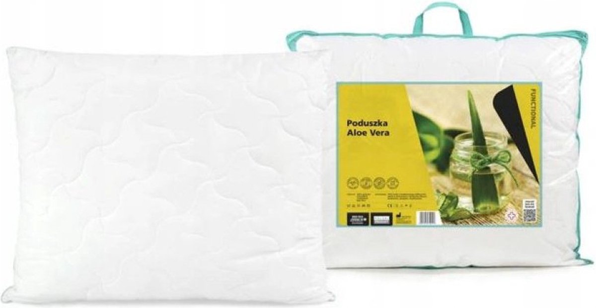 Wendre Aloe Vera Serie - Anti-allergische Kussen - 50x60 cm - Ergonomisch - Voor Hooikoorts