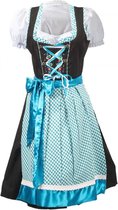 Bel Party Wears - Oktoberfest - Boeren Tirol - Drindl - Licht Blauw - Maat 38 - M