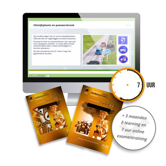 Trekker Theorieboek 2023 met E-Learning en Examens Oefenen - T Rijbewijs - VTO Vervoer & Logistiek