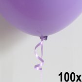 100 Volets rapides automatiques avec ruban Violet - Ballons Ballon Volet Rapide Hélium