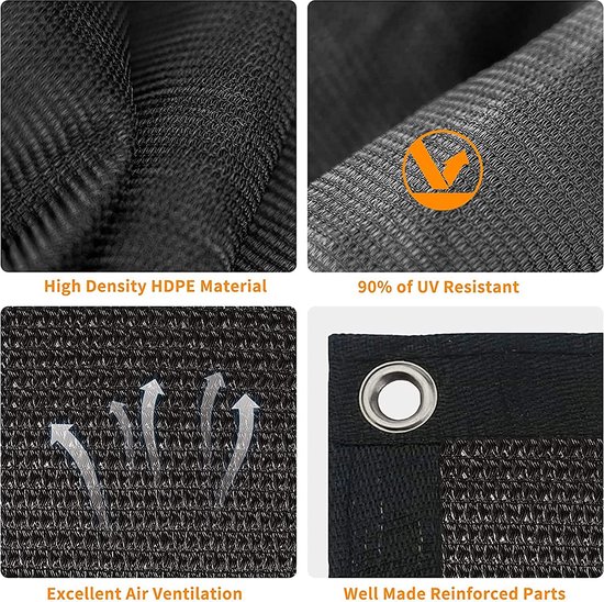 Écran Brise-Vue Raffia Windhager - 90 X 300 Cm - Protection Visuelle Balcon/Jardin - Résistant Aux Intempéries - Brun - 6