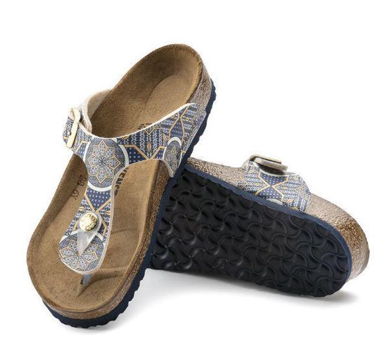 Birkenstock Gizeh Oriental Meisjes Slippers - Multicolour - Maat 33 |  bol.com