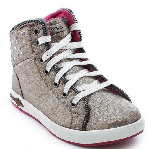 Skechers Gun Shoot Out zilver sneakers meisjes (84301L) (84301L GUN) |  bol.com