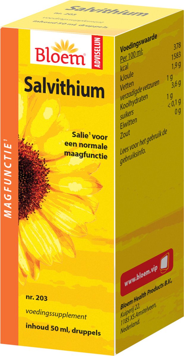 Goedkoopste Bloem Salvithium - 50 ml - Voedingssupplement