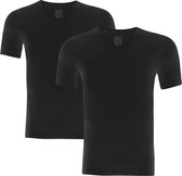 Alan Red - Vancouver T-shirt V-Hals Zwart 2-Pack - Heren - Maat XL - Slim-fit