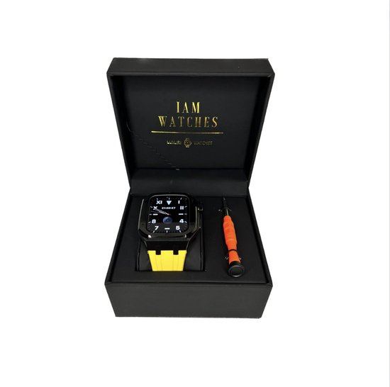 Luxe Apple Watch Case geel 44mm