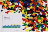 Hartenpuzzel- volledige set met 6 legramen, 1000 gekleurde legstenen en boekje
