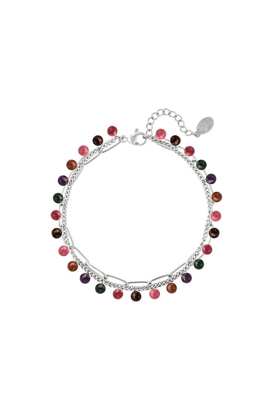 Stainless steel bracelet- yehwang- zilver-armbanden- Moederdag cadeautje - cadeau voor haar - mama