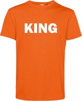 T-shirt King | Koningsdag kleding | oranje shirt | Oranje | maat L