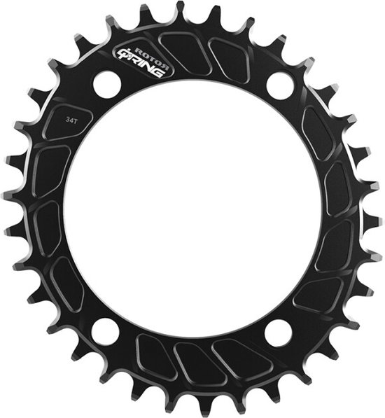 Kettingblad Shimano/Sram/FSA Type S Dural 9/10V 50T Steek 110 Zwart Kettingblad Shimano/Sram/FSA Type S Dural 9/10V 50T Steek 110 Zwart