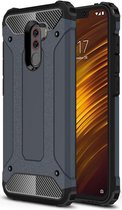 Xiaomi PocoPhone F1 Hybride Hoesje Donker Blauw