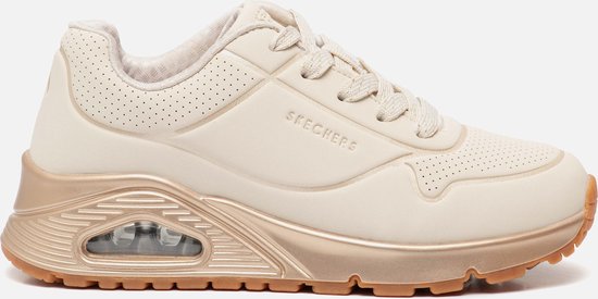 Skechers Uno Gen1-Cool Heels Meisjes Sneakers - Beige - Maat 36 | bol