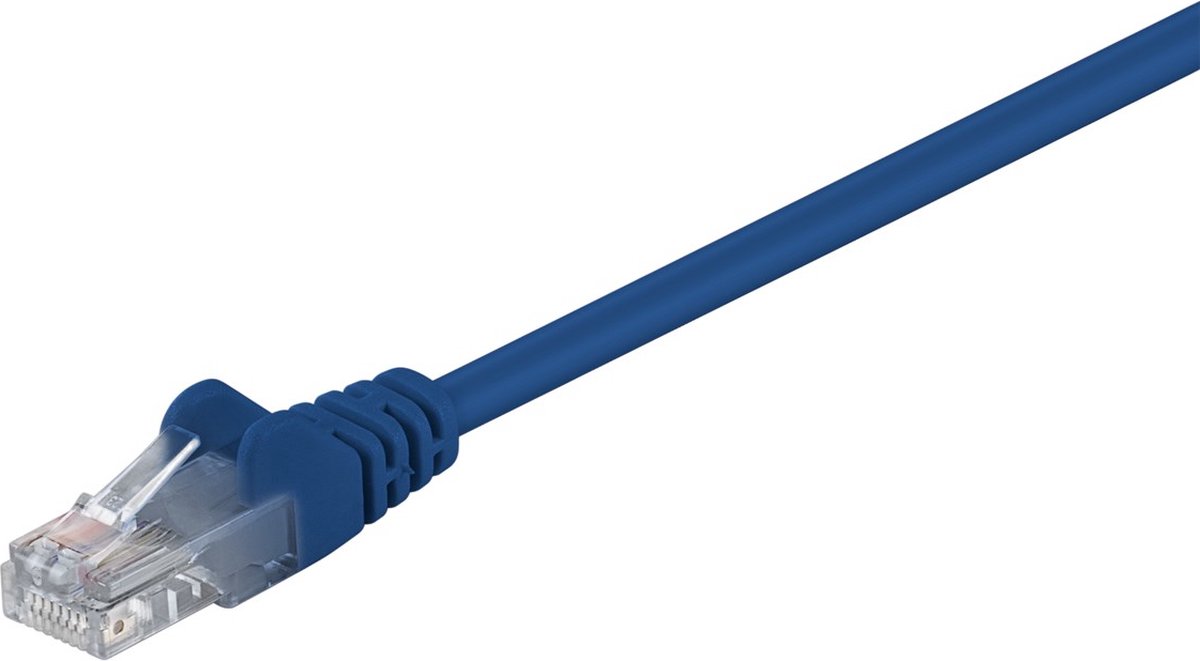 Wentronic CAT5E Netwerkkabel - RJ45 - Blauw - 10 m