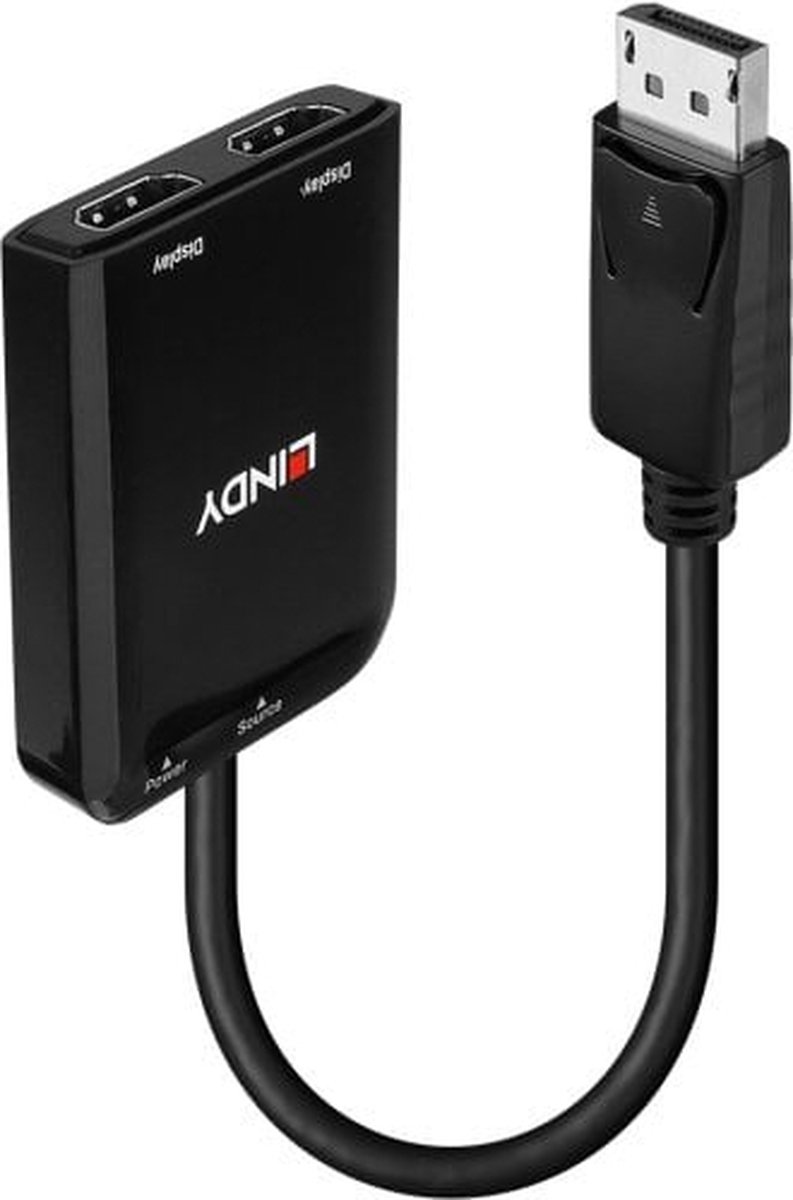 Lindy DisplayPort naar 2x HDMI Adapter