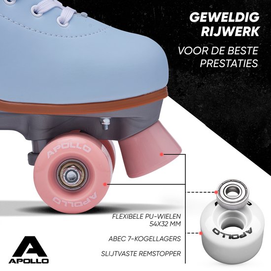 Apollo Patins à roulettes enfants Classic Roller Retro