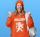 HOODIE Koningsdag EK & WK – Holland XXL - Uniseks Fit - Oranje Feestkleding