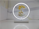 Landschapschilderen Led-bureaulamp 27.5*18CM | Nachtlampje | 3D schilderij | Ontspanning kunst | Bureau Thuis of Kantoor - Dubbele Herten