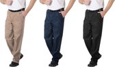Super stretch broek, kleur beige, maat 50