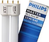 Philips MASTER PL-L Xtra 55W - 840 Koel Wit | 4 Pin.
