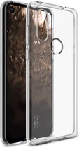 IMAK UX-5 Series Motorola One Vision Hoesje Flexibel TPU Transparant