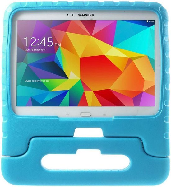 effect dans Stuiteren Samsung Galaxy Tab 4 10.1 Kinder Tablethoes met Handvat Blauw | bol.com