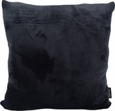 Sierkussen Flanelle Zwart | 45 x 45 cm | Velours/Polyester