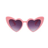 RANO - Hartjes zonnebril - Roze - festival bril / hippie bril / techno bril / Rave bril / hart bril / bril hartvorm / hartenbril / hartjes bril / carnaval bril / accessoires / feest bril / gekke bril / verkleed bril / valentijn