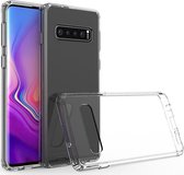 Samsung Galaxy S10 Hoesje Armor Back Cover Transparant