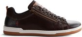 NoGRZ C.Maderno - Leren heren sneakers - Donkerbruin - Maat 40