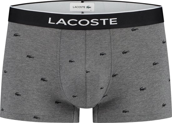 Lacoste Heren 3-pack Trunk - Black/Pitch Chine-Silver - Maat XL