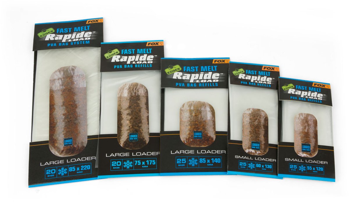 PVA System - Fast Melt Refills Rapide Edges Fox - PVA - PVA Karper - PVA Vissen - PVA Zakjes - PVA Karpervissen