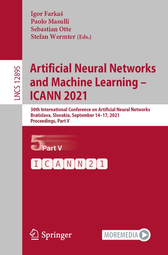 Lecture Notes in Computer Science12895- Artificial Neural Ne ... - cover