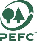 Groen PEFC keurmerk logo.