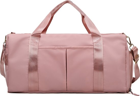 YONO Reistas Handbagage 40x20x25 - Weekendtas Ryanair – Sporttas - Schoudertas Dames en Heren – Roze