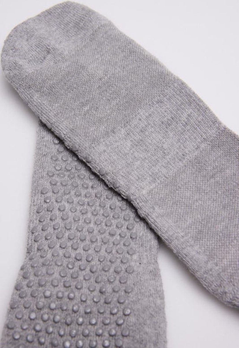 Antislip sokken van ToeSox in Heather Purple met tenen • Yoga