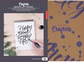 Kikkerland Crafters Brush Lettering Kit - DIY pakket - Leer de kunst van calligrafie met brush pennen - Creatief - Moederdag cadeau