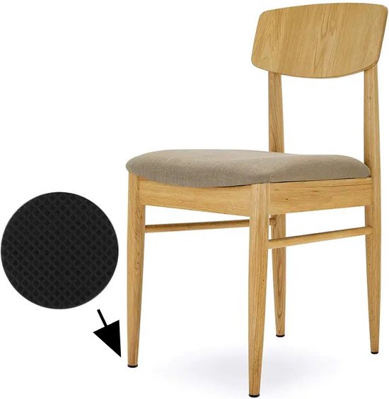 LouMaxx 36 x antislip rubberen pads, zwart, rond, diameter 35 mm, extra sterke grip, zelfklevend, voor tafel, kruk, Ottomaans, laminaat, tegels LouMaxx 36 x antislip rubberen pads, zwart, rond, diameter 35 mm, extra sterke grip, zelfklevend, voor tafel, kruk, Ottomaans, laminaat, tegels