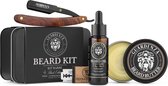 Guardenza Baardset - Baardverzorgingset - Black edition - Baardolie - Beard Butter - Shavette - Scheermesjes - Gift Set - Cadeau voor Man
