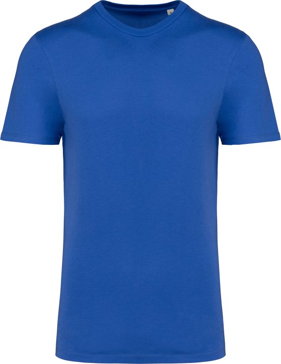Biologisch T-shirt met ronde hals 'Portugal' Native Spirit Amethyst Blue - M