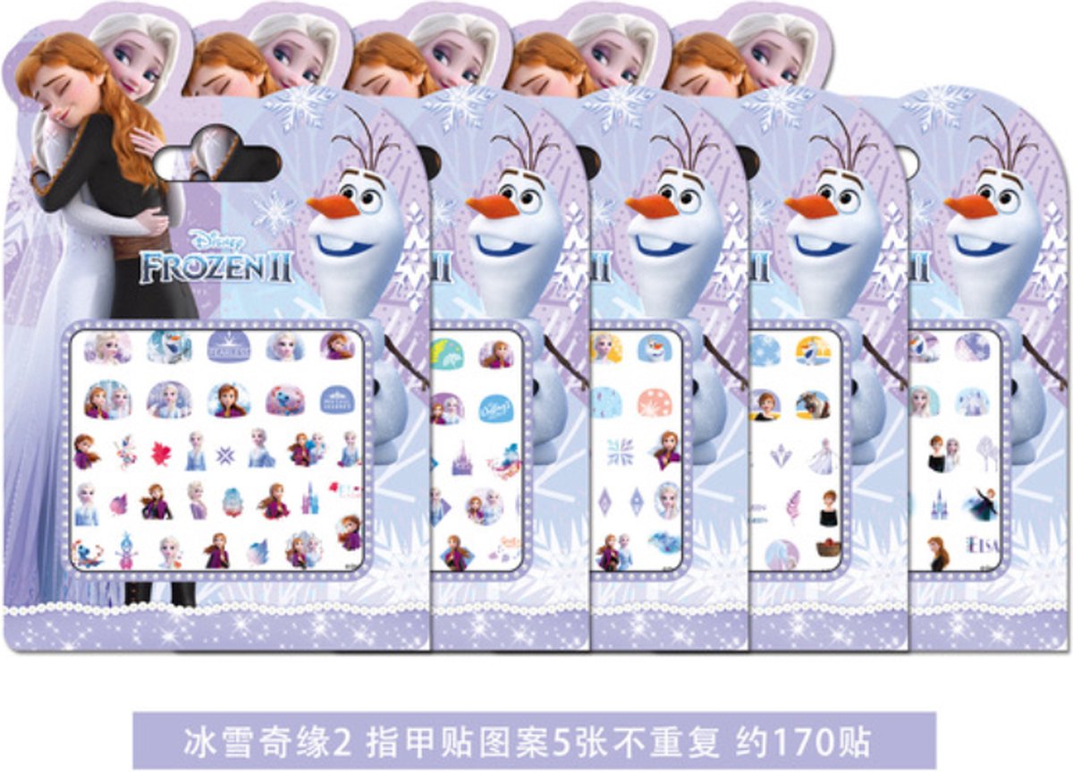 Frozen Stickers voor Nagel Nagelstickers Frozen Knutselen Meisje