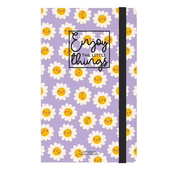 LEGAMI NOTITIEBOEK - LIJN - 13x21cm - 164blz. - HARDCOVER - DAISY