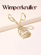 HOME ONLINE® Professionele Wimperkruller - Wimperkrultang - Geschikt voor wimpers - Goud kleurig - Wimperlifting -Beauty - Make-up - Classic Lash Curler