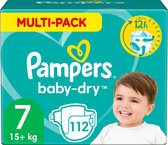 Bol.com Pampers Baby-Dry Luiers - Maat 7 (+15 kg) - 112 Stuks - Multi-Pack aanbieding