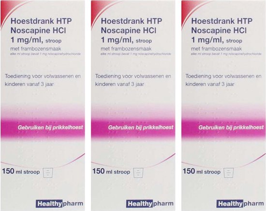 Healthypharm Noscapine Hoestdrank - 3 x 150 ml