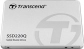 Transcend SSD220Q 500 GB SSD harde schijf (2.5 inch) SATA 6 Gb/s Retail TS500GSSD220Q