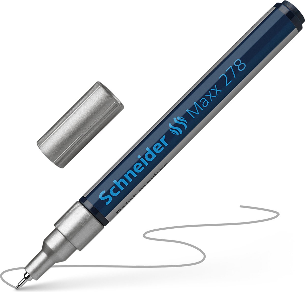 Schneider lakmarker - Maxx 278 - 0,8 mm - zilver - S-127854