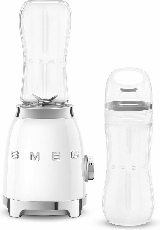 SMEG PBF01WHEU - Personal blender - Wit - 600 ml - 300W - Jaren '50